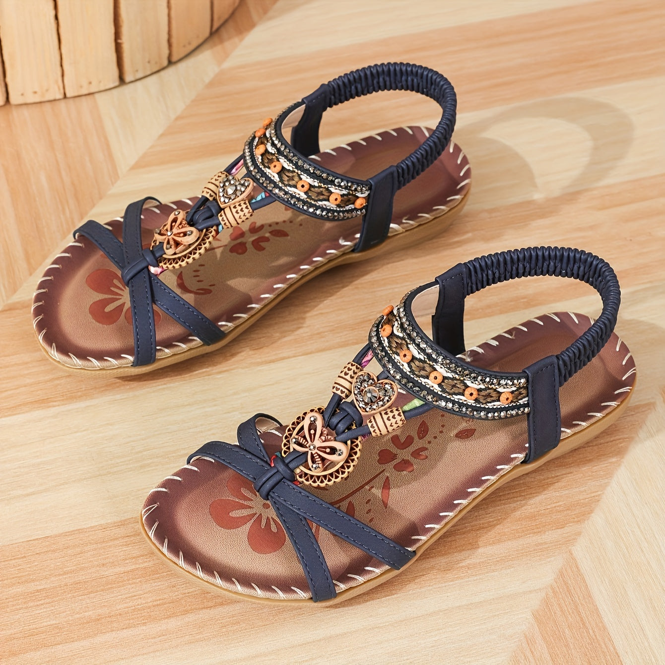Wren | Women's Boho Flat Summer Sandals