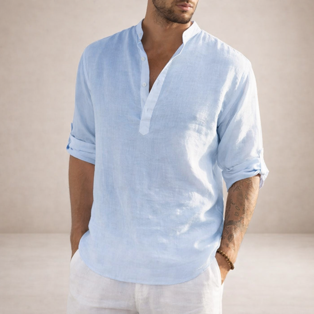 Rufus | Men's Stand Collar Summer Shirt