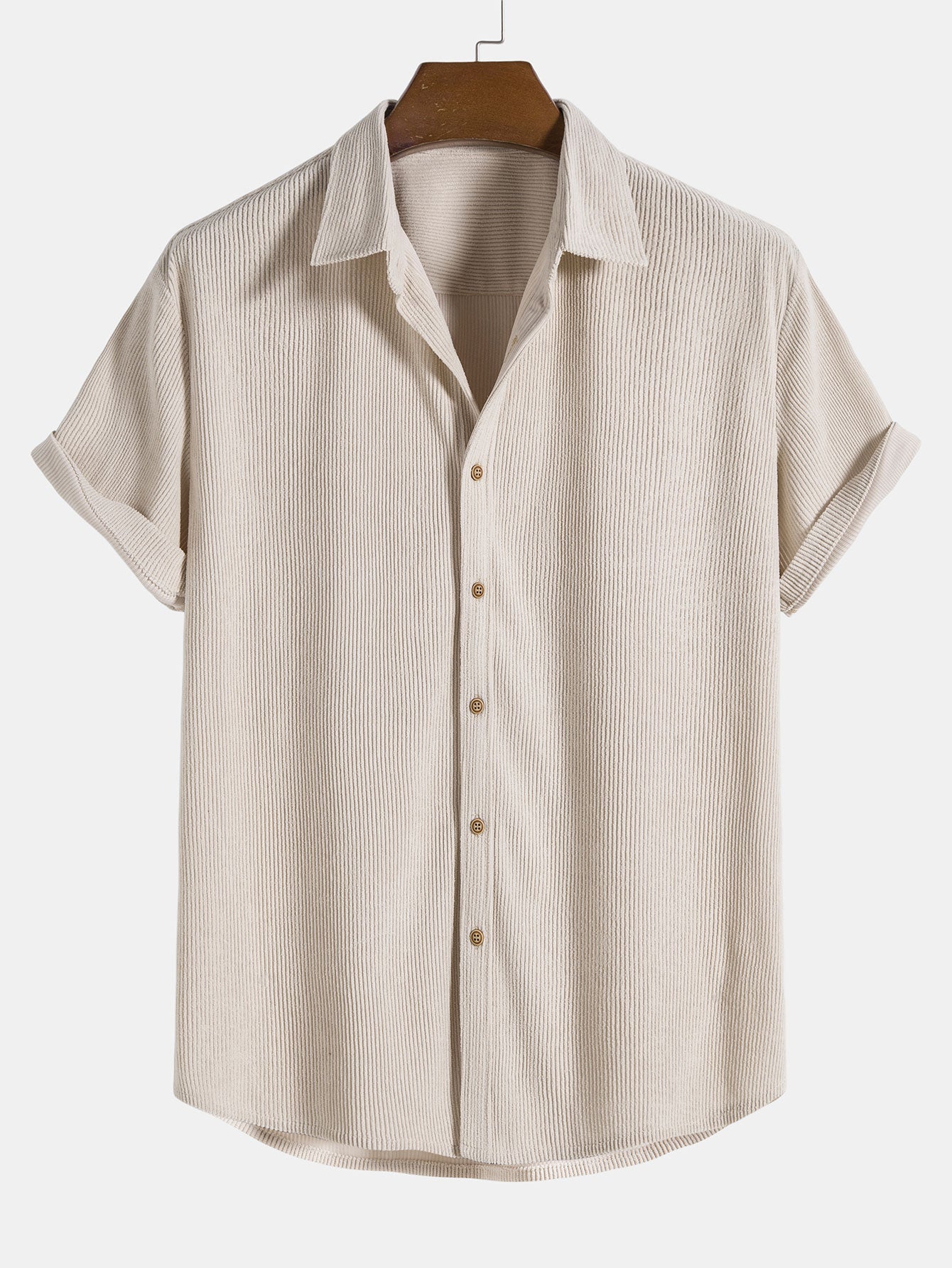 Ambrose | Men's Geometric Eyelet Cuban Collar Shirt
