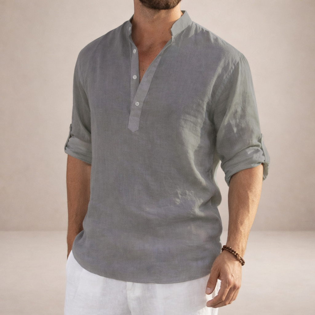 Rufus | Men's Stand Collar Summer Shirt