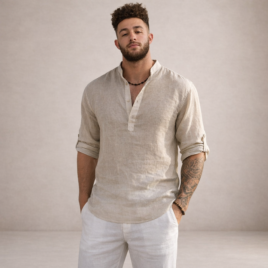 Rufus | Men's Stand Collar Summer Shirt