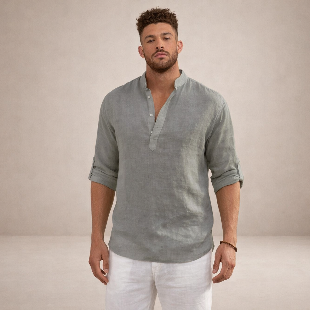 Rufus | Men's Stand Collar Summer Shirt