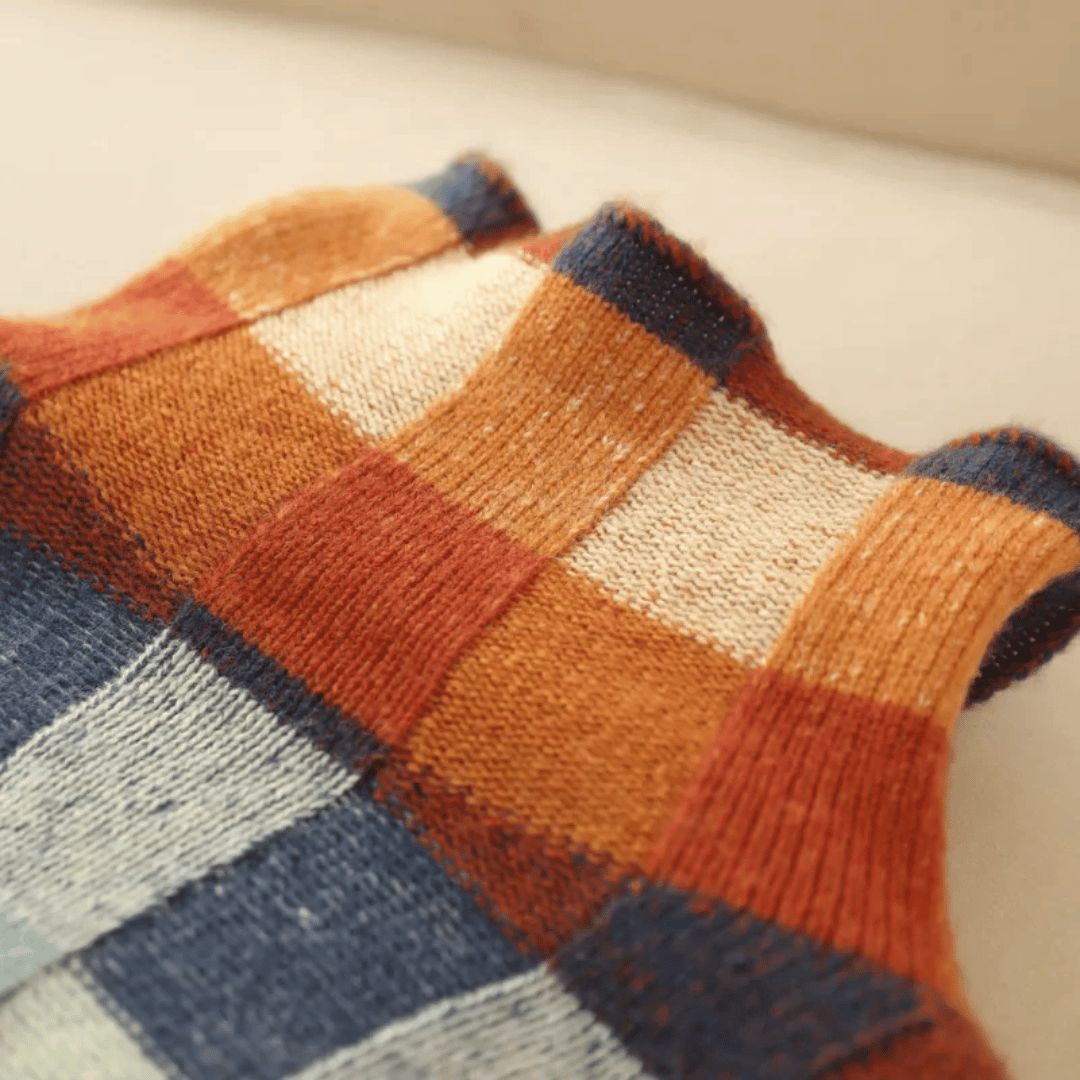 Opal | Women's Patchwork Turtleneck Jumper