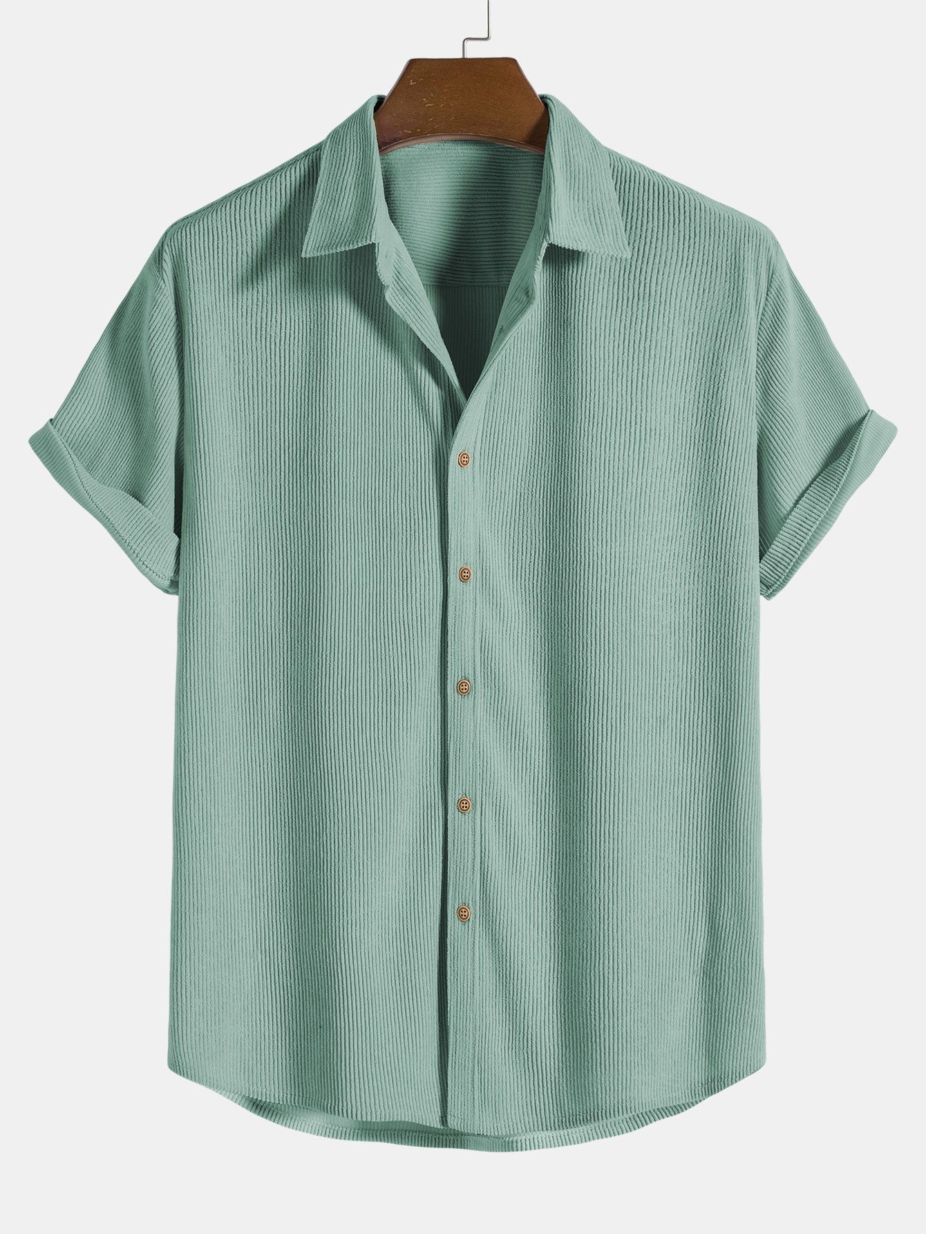 Ambrose | Men's Geometric Eyelet Cuban Collar Shirt