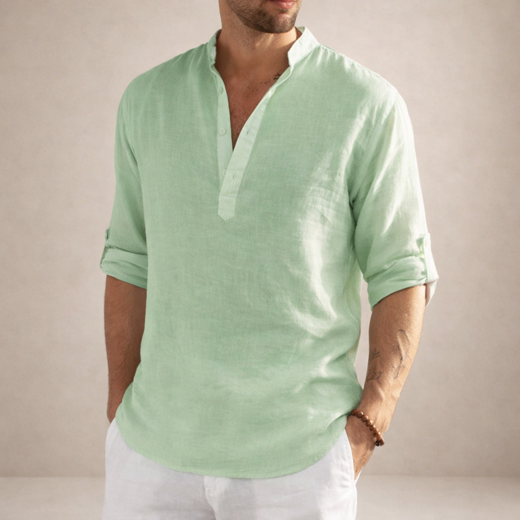Rufus | Men's Stand Collar Summer Shirt