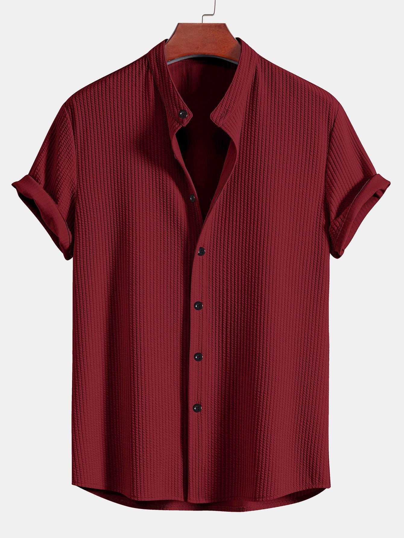 Cecil | Men's Muscle Fit Ribbed Summer Shirt