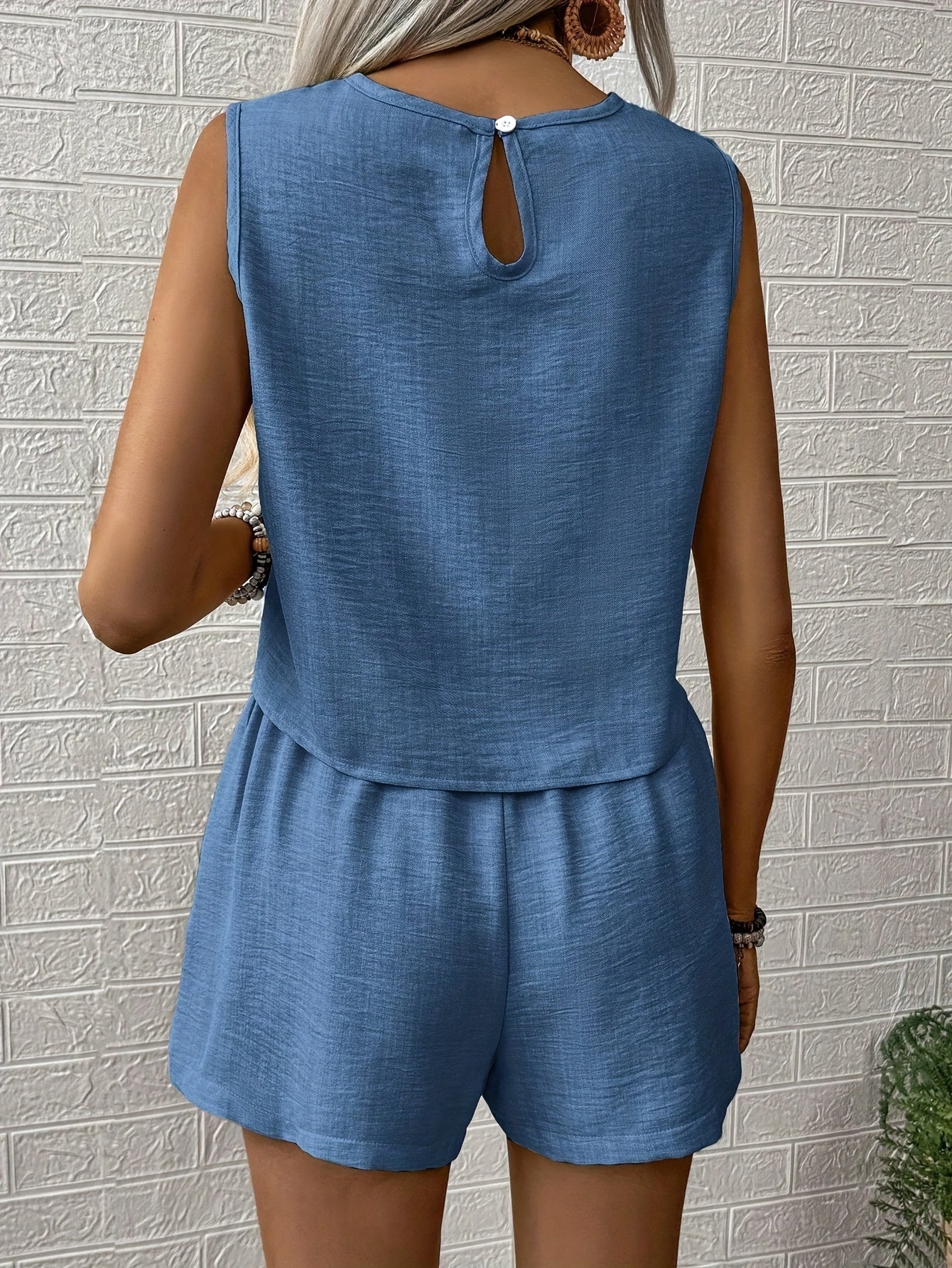 Amelia | Women's Sleeveless Top and Shorts Summer Set
