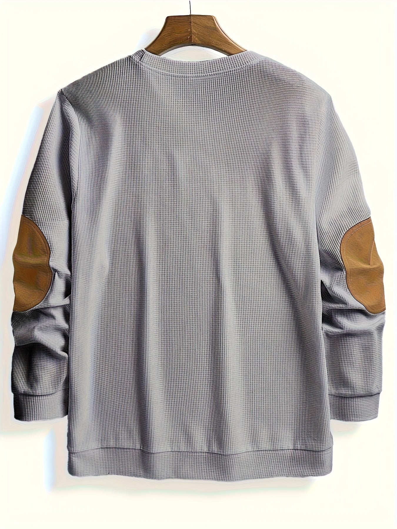 Aaron | Men's Textured Elbow-Patch Pullover