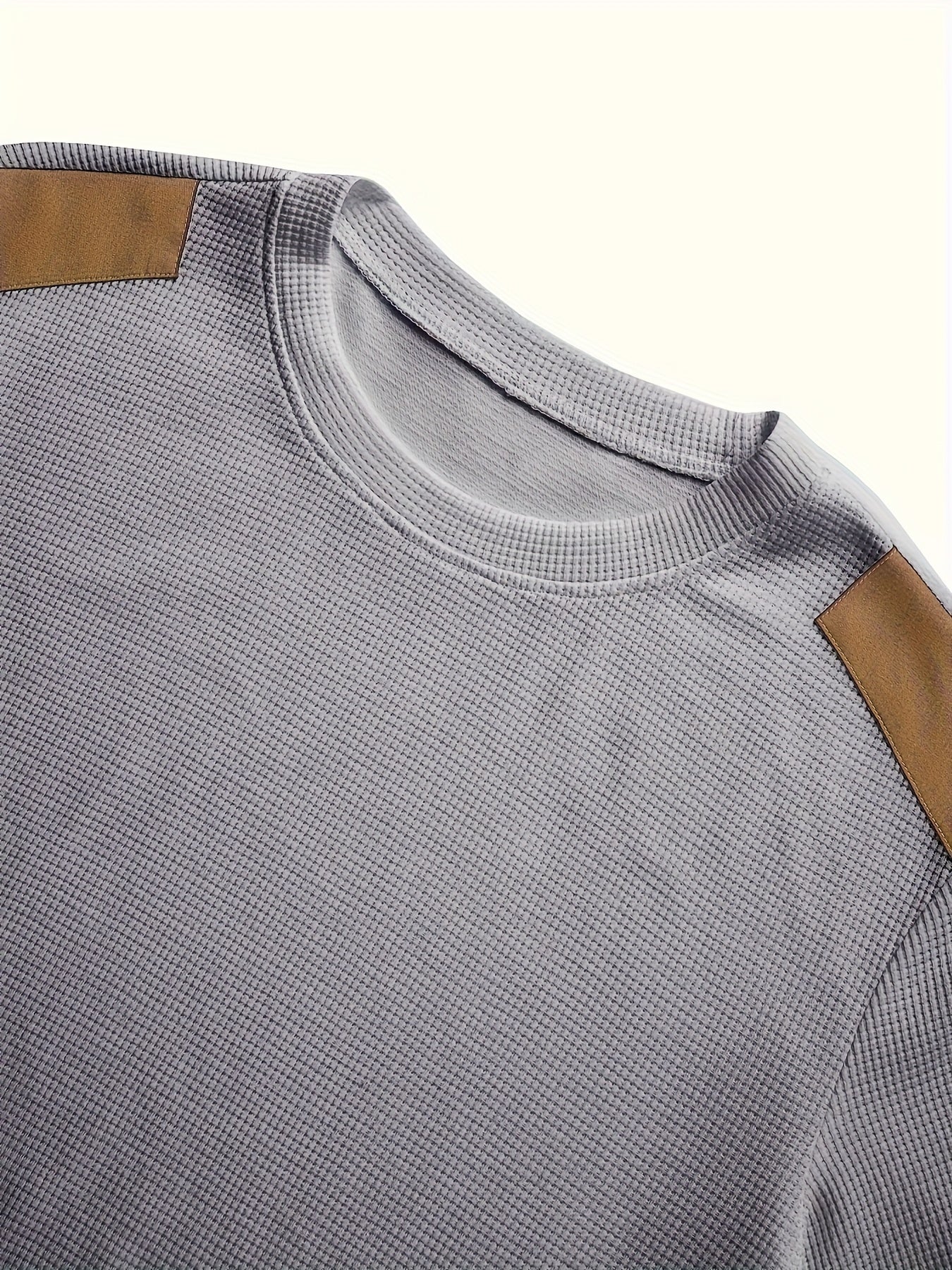 Aaron | Men's Textured Elbow-Patch Pullover