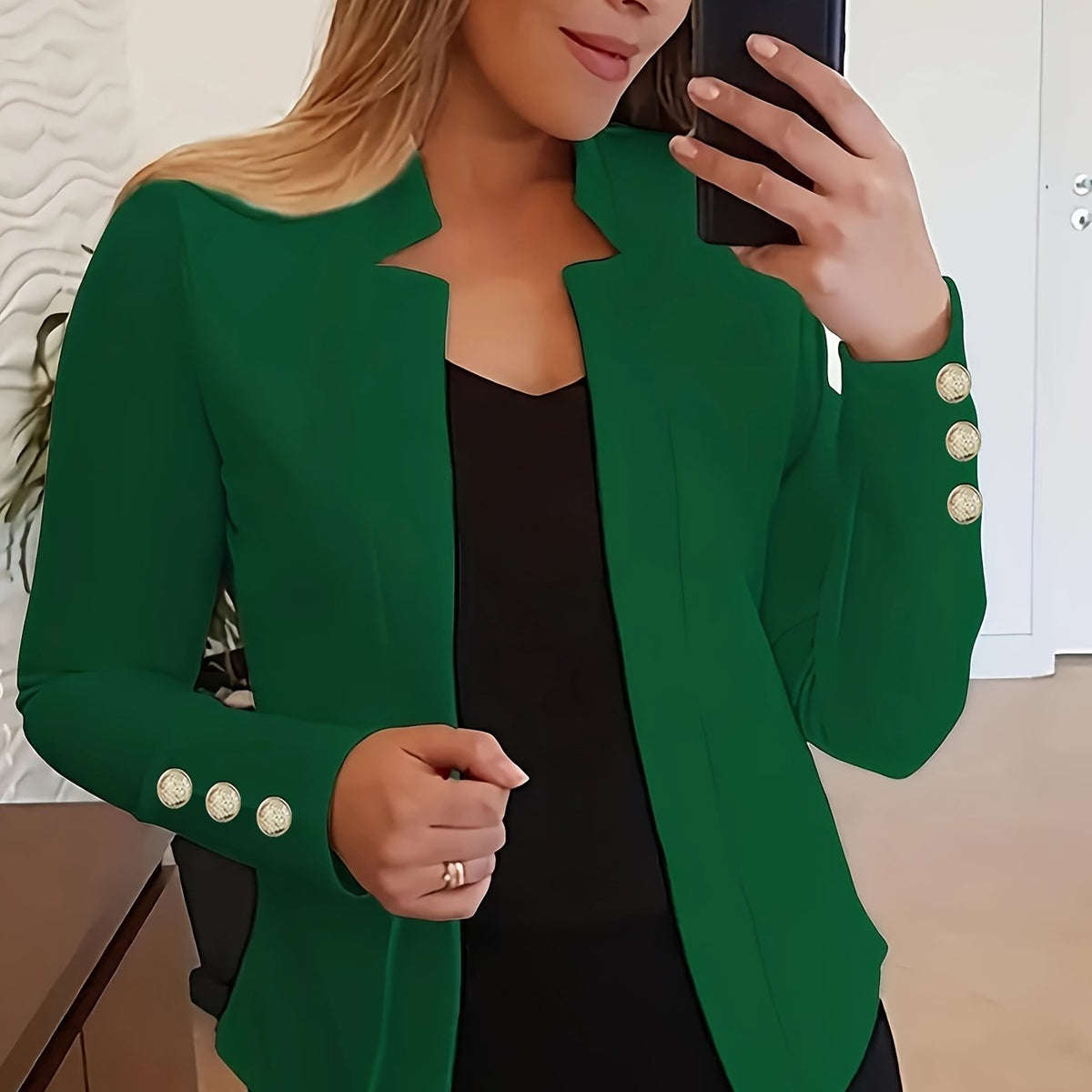 Agatha | Women's Open Front Tailored Blazer