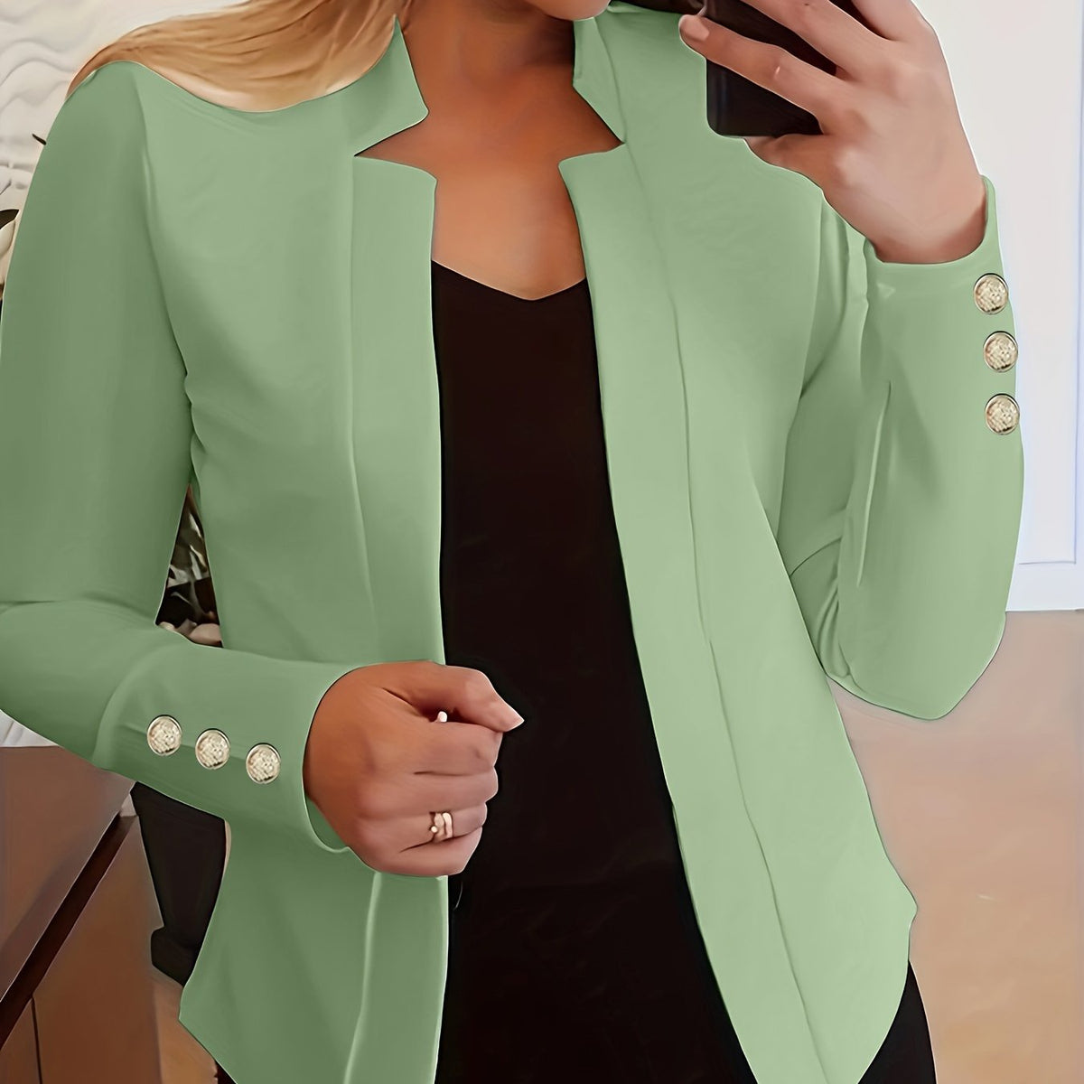 Agatha | Women's Open Front Tailored Blazer