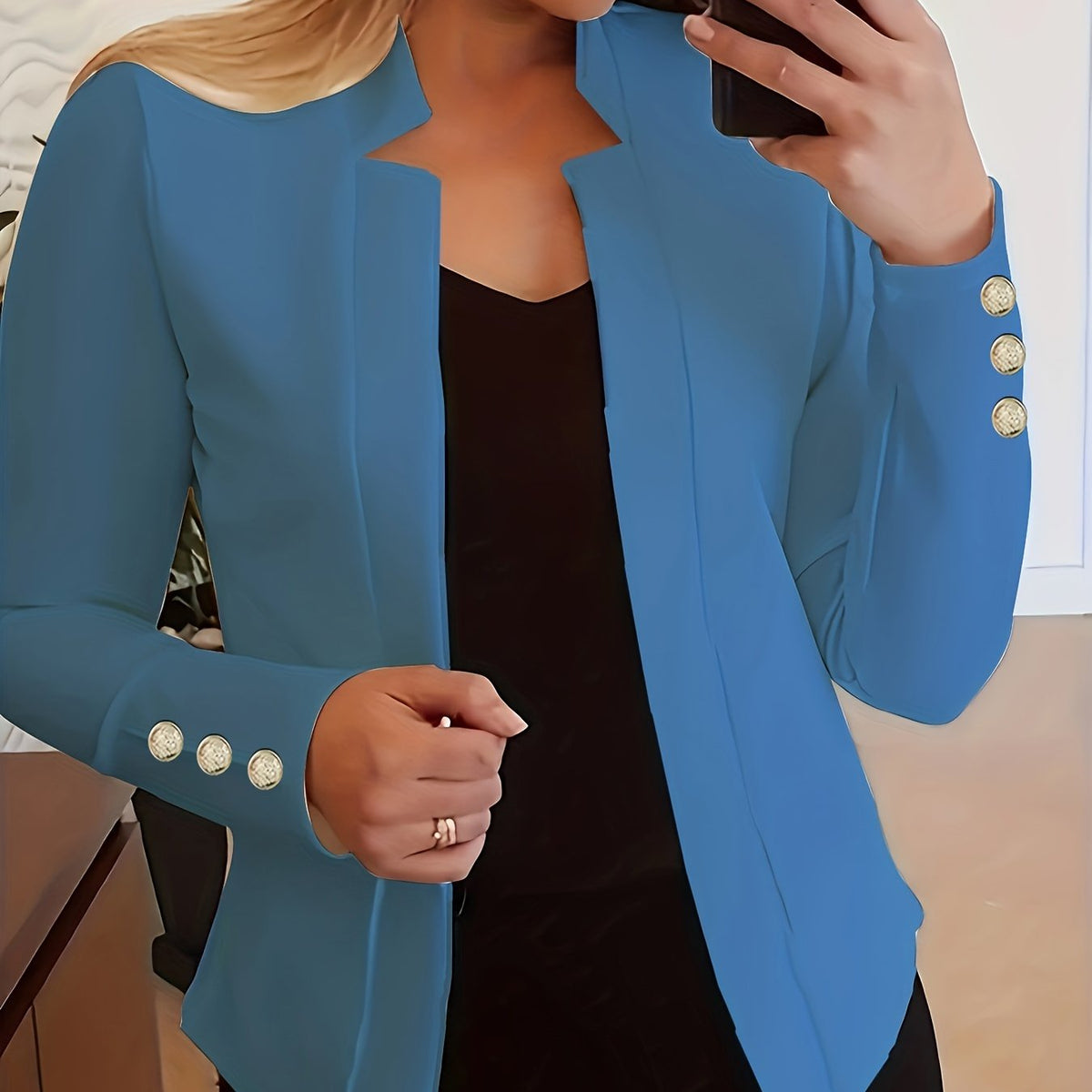 Agatha | Women's Open Front Tailored Blazer