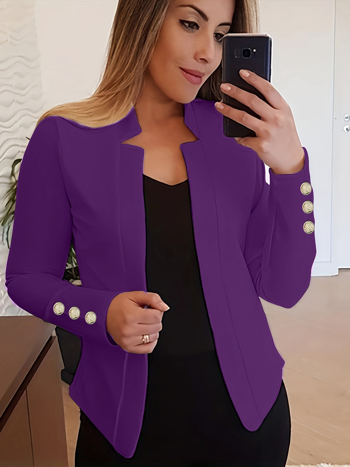 Agatha | Women's Open Front Tailored Blazer