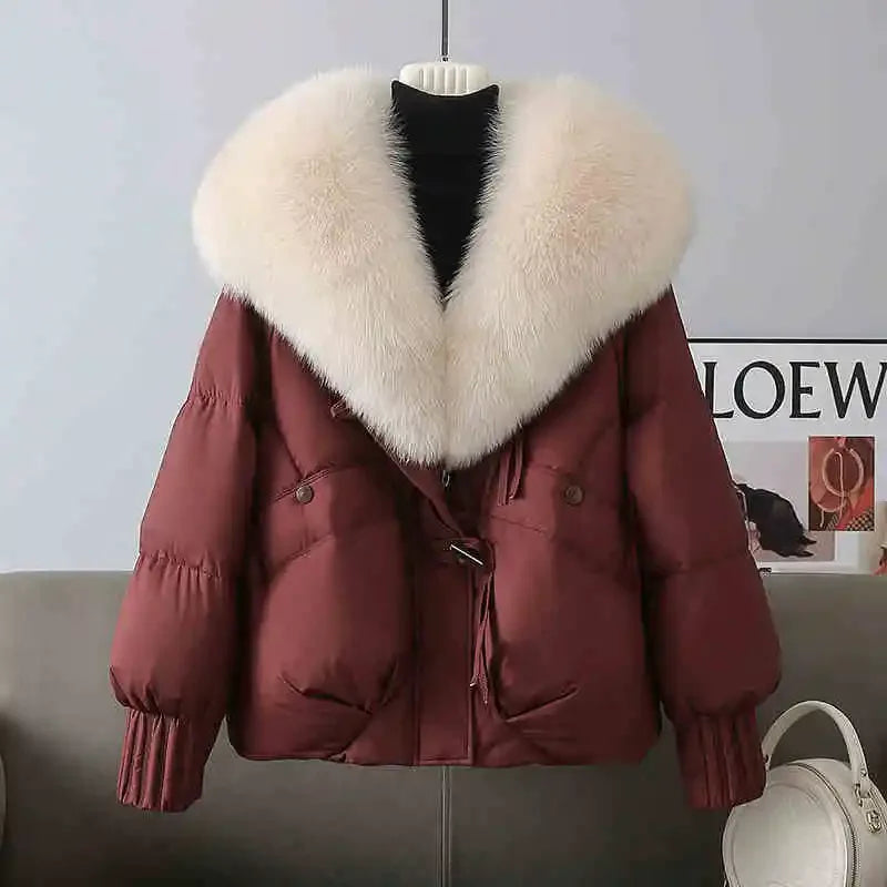 Blanche | Women's Removable Collar Padded Winter Parka