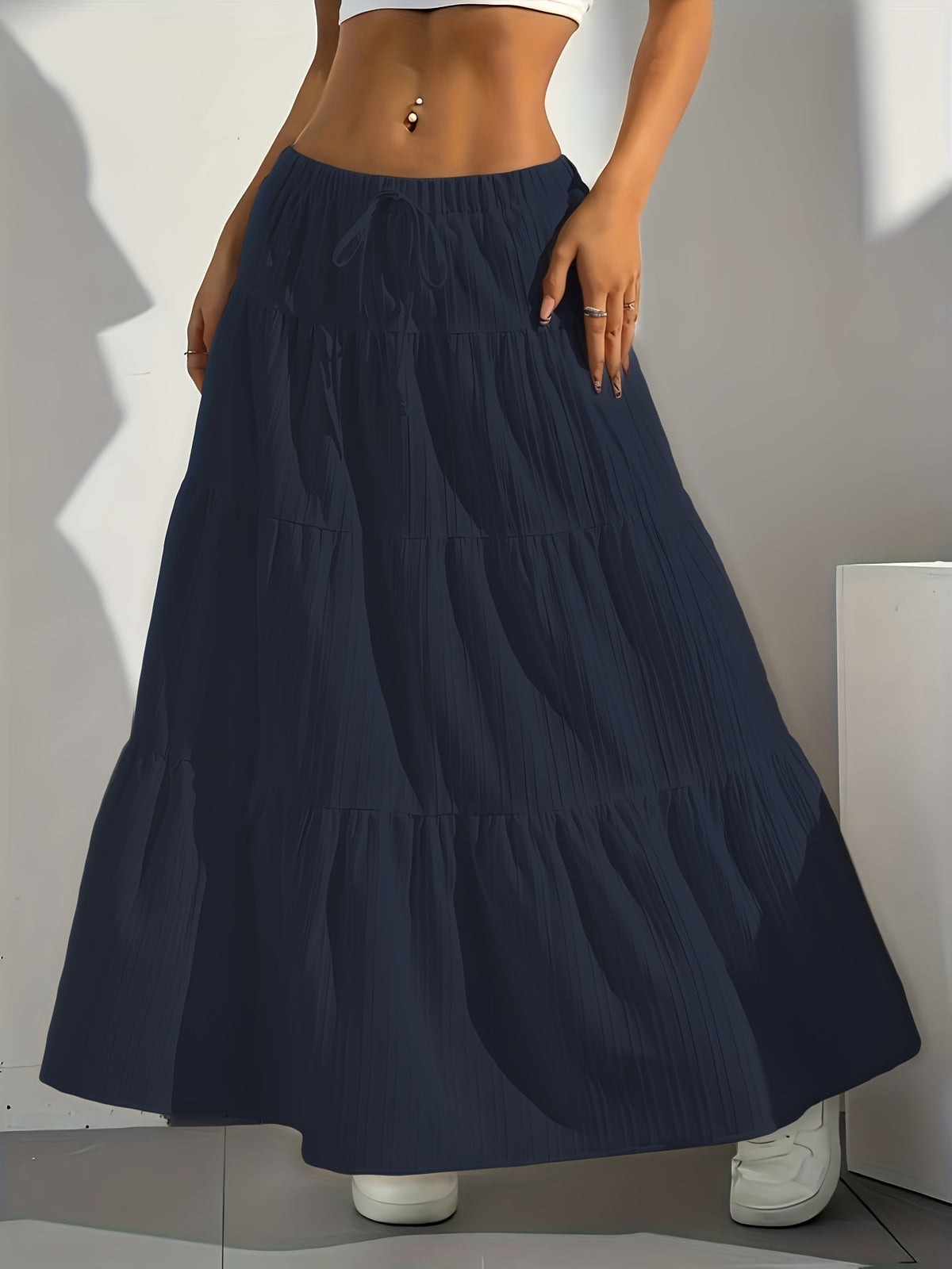 Lilian | Women's Tie-Back Flared Summer Skirt