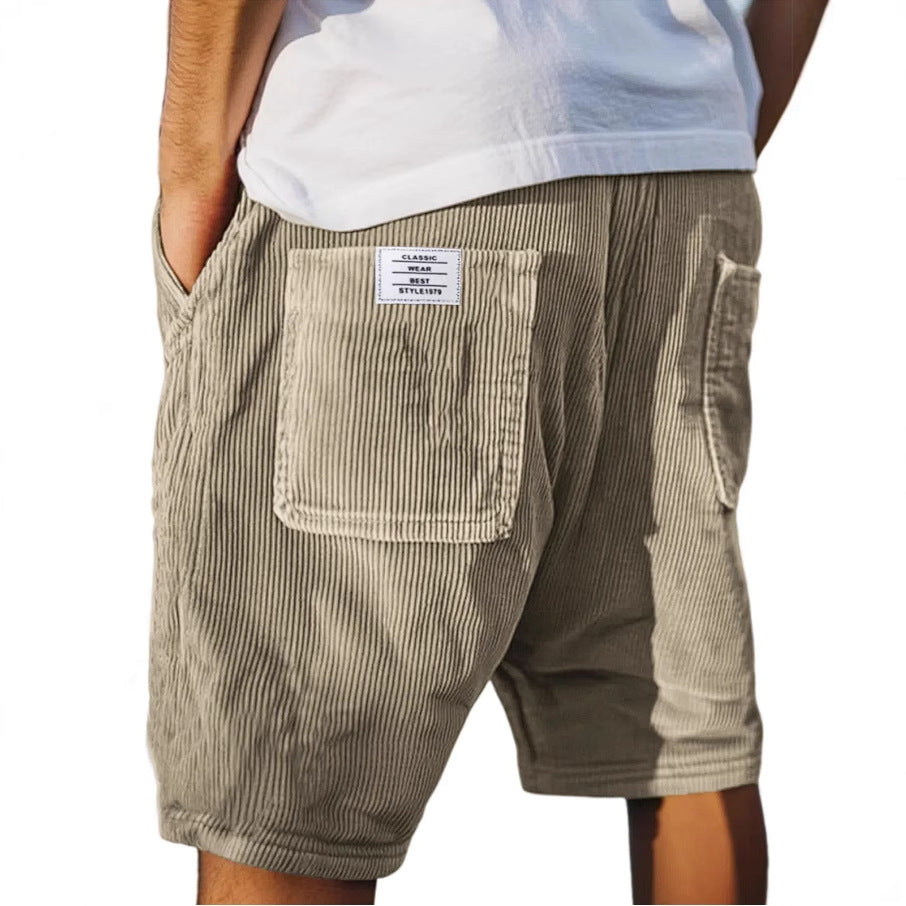 Theo | Men's Textured Casual Shorts