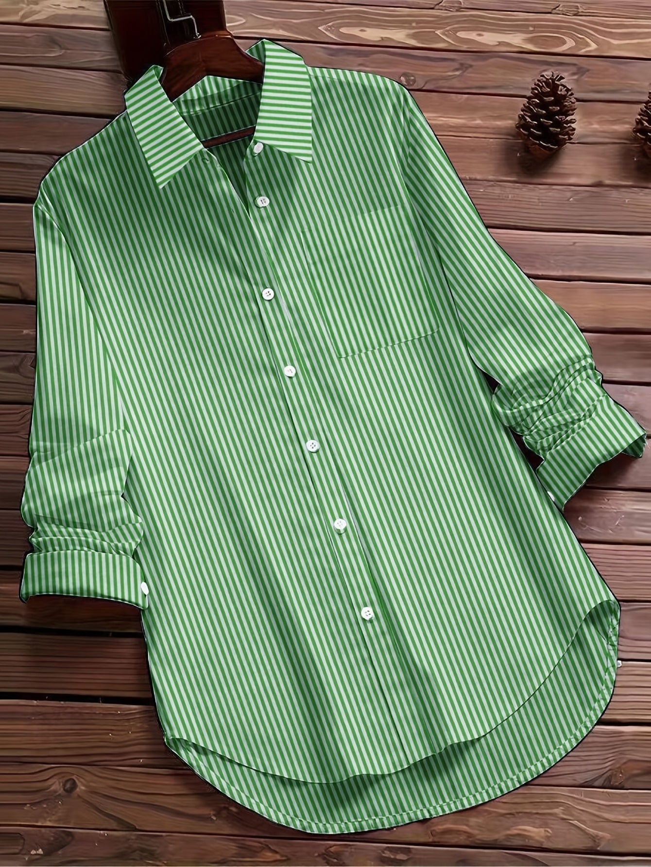 Clarice | Women's Striped Long Sleeve Shirt
