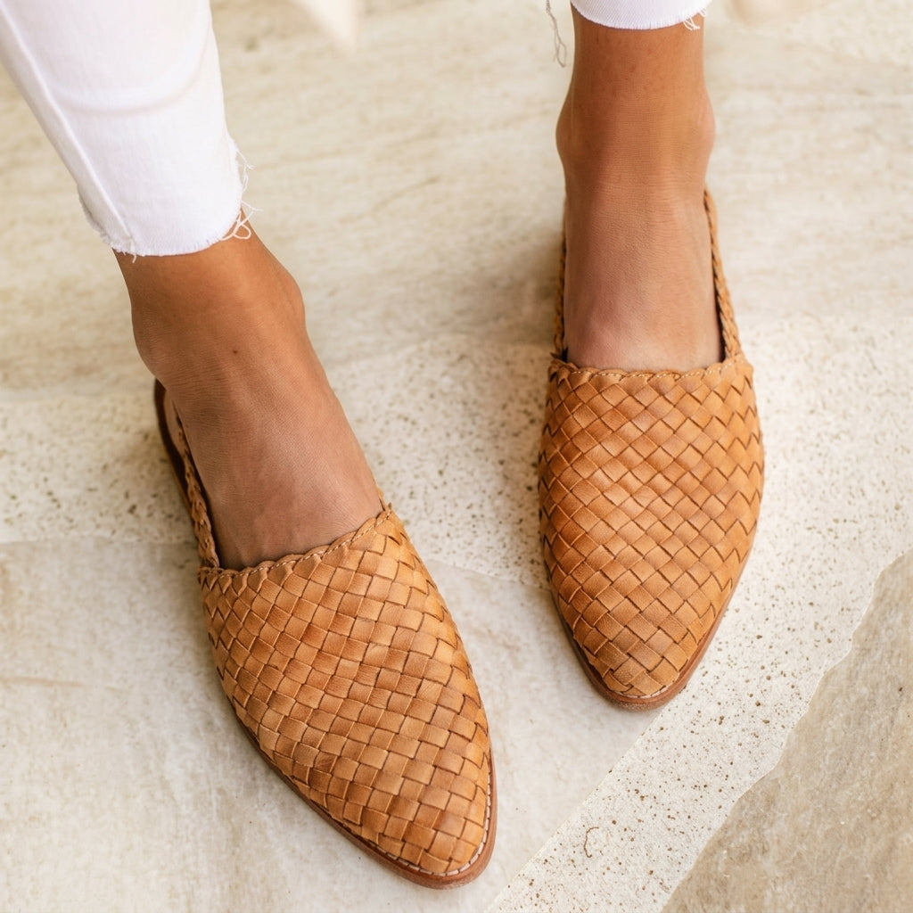 Clarissa | Women's Orthopedic Woven Slingback Loafers