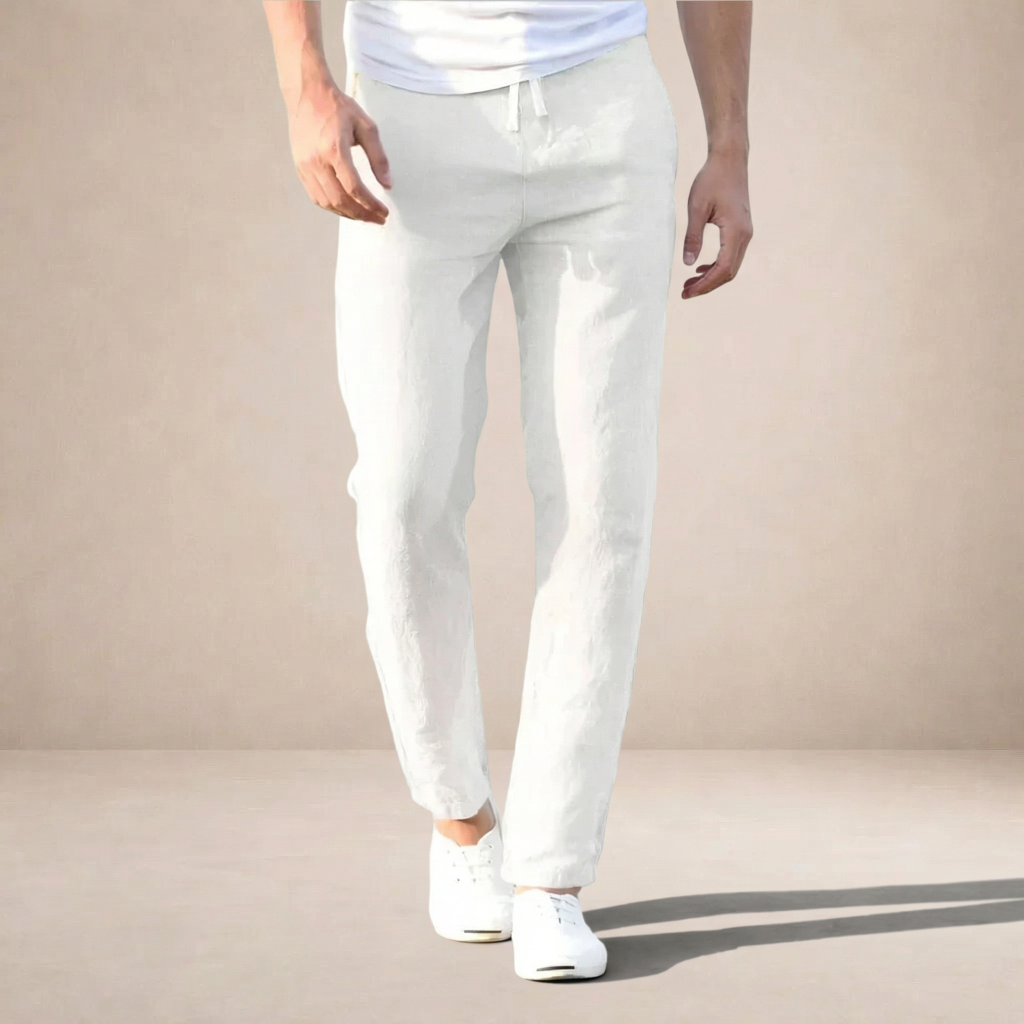 Edward | Men's Straight Leg Summer Trousers