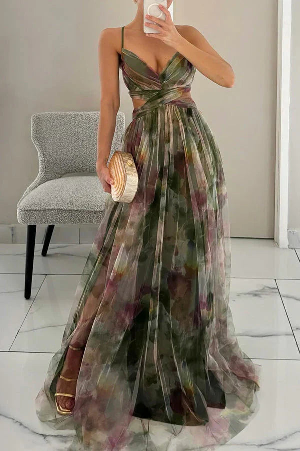 Elena | Elegant Sleeveless Maxi Dress for Special Occasions