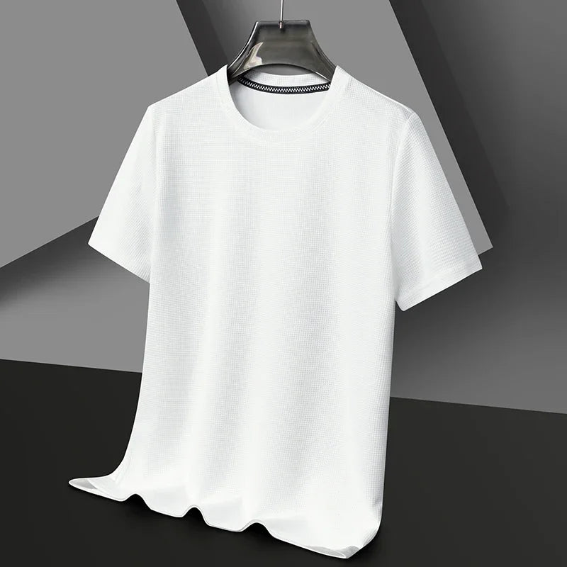 Julian | Men's Waffle Round Neck Summer T-Shirt