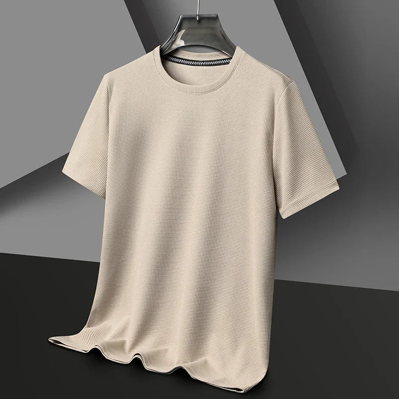 Julian | Men's Waffle Round Neck Summer T-Shirt