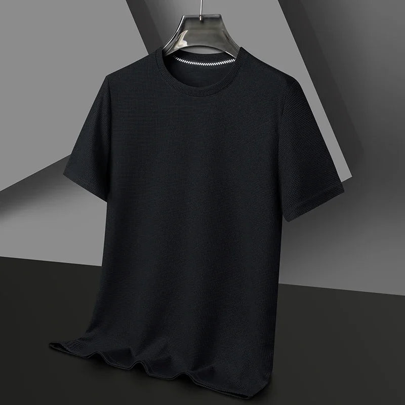 Julian | Men's Waffle Round Neck Summer T-Shirt