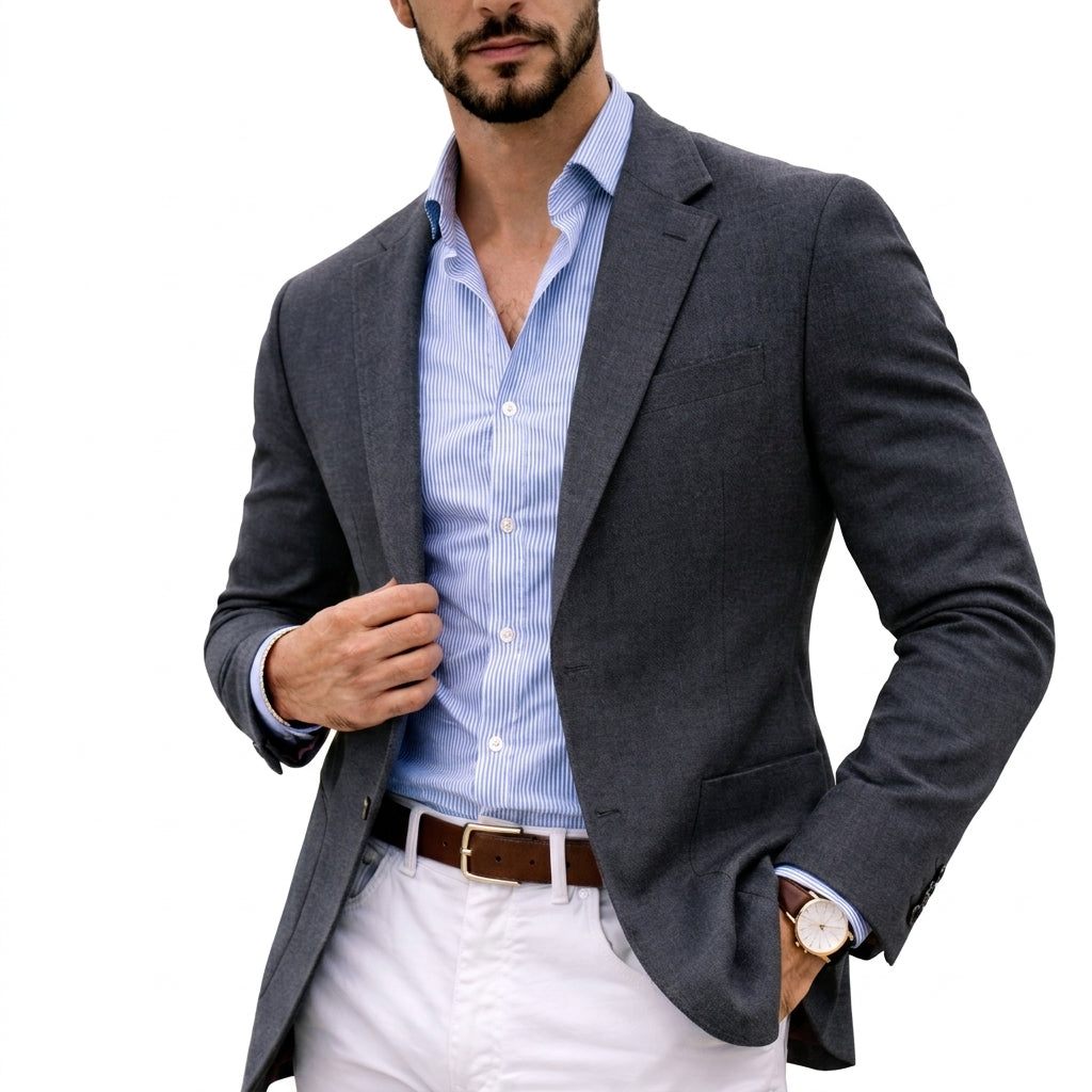 Marcus | Men's Como Slim Fit Soft Textured Blazer