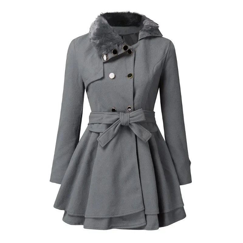 Marlowe | Women's Double-Breasted Belted Winter Coat