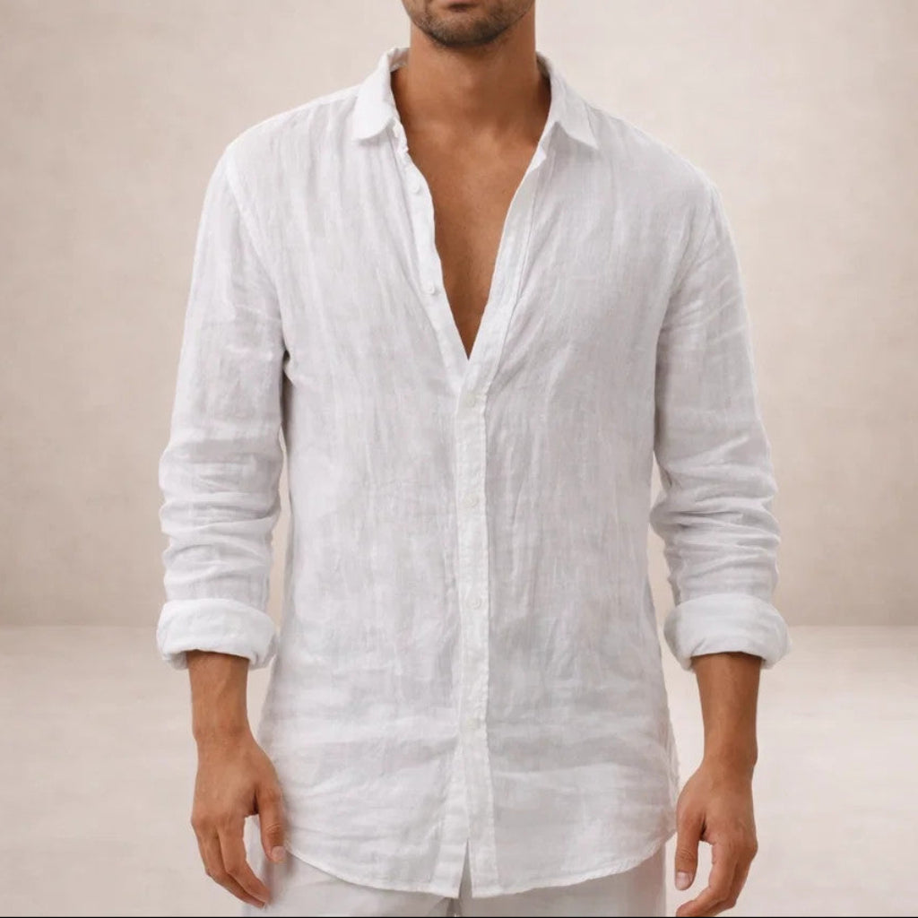 Alfie | Men's Open Collar Casual Summer Shirt