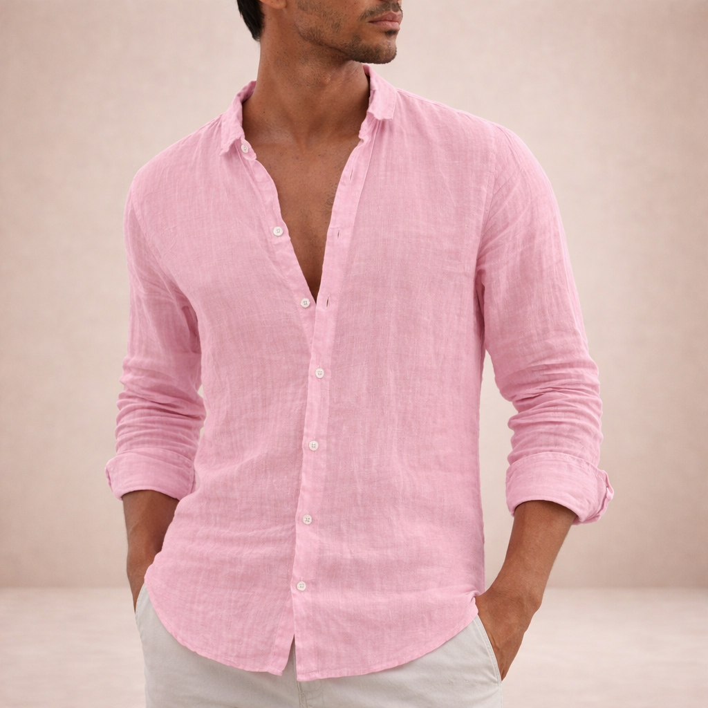 Alfie | Men's Open Collar Casual Summer Shirt