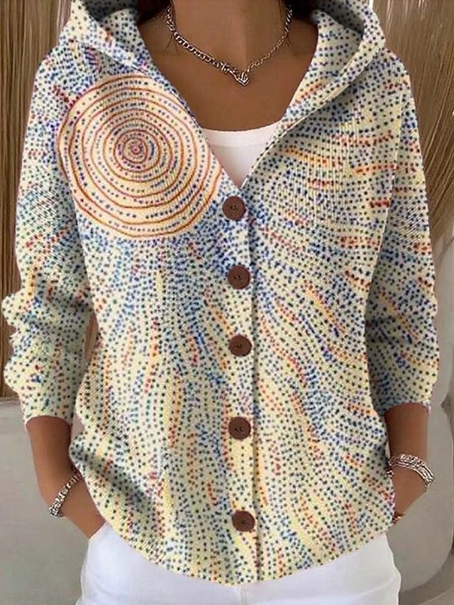 Miriam | Women's Button-Front Hooded Cardigan