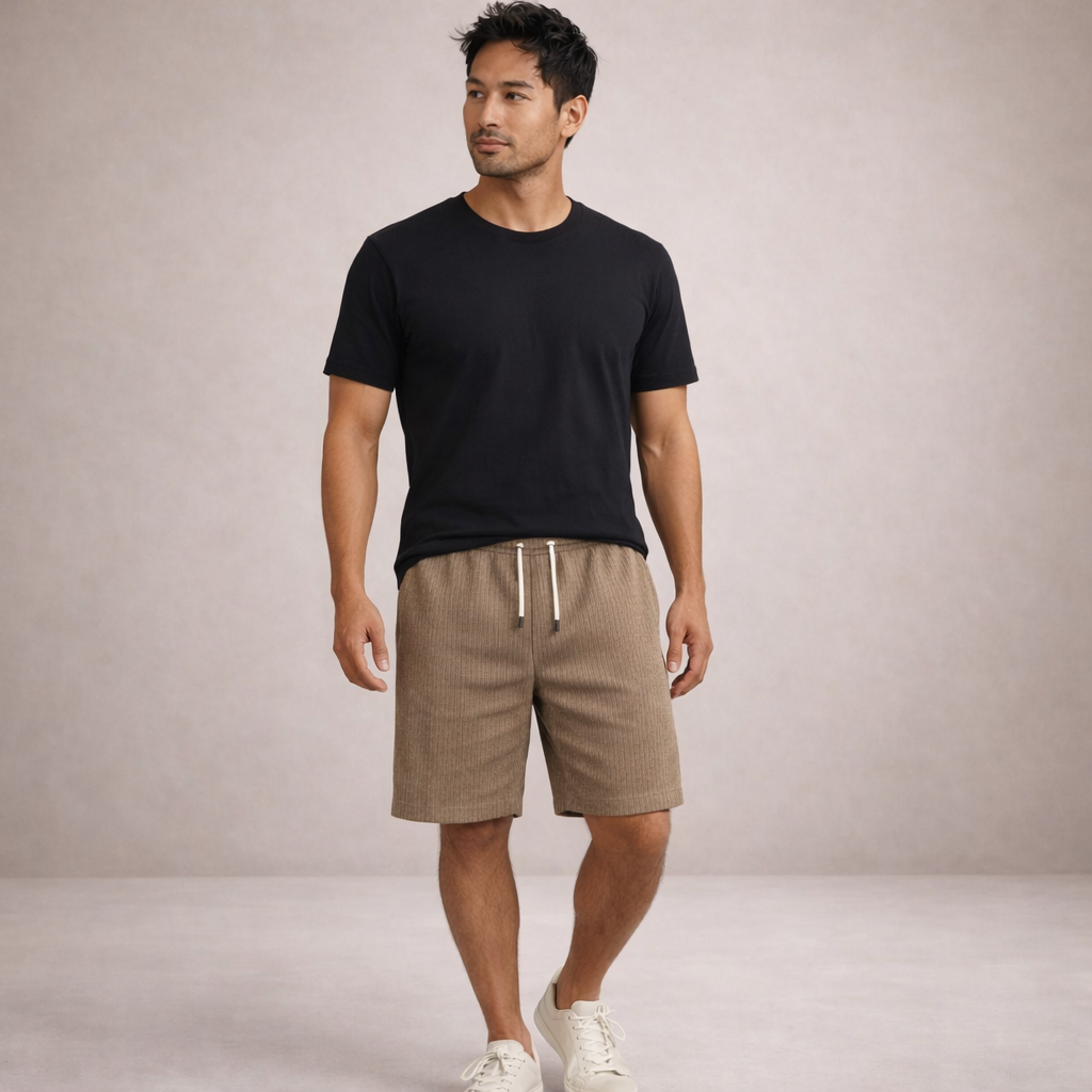 Monty | Men's Regular Fit Casual Summer Shorts