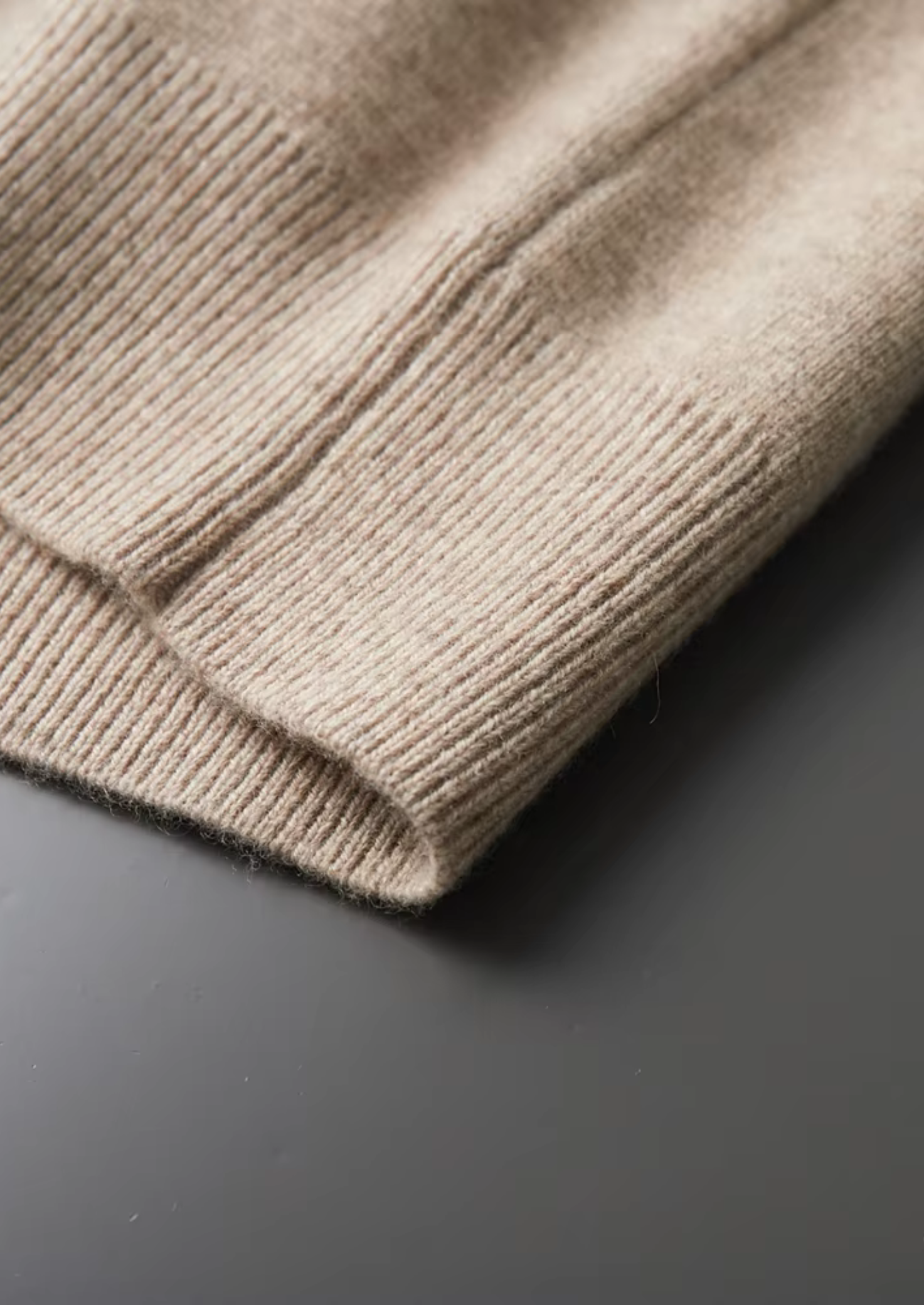 Neville | Men's Pure Extra-Fine Zip Polo Cardigan