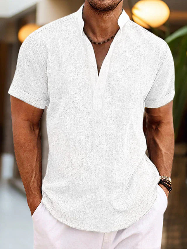 Miles | Men's V-Neck Polo Shirt