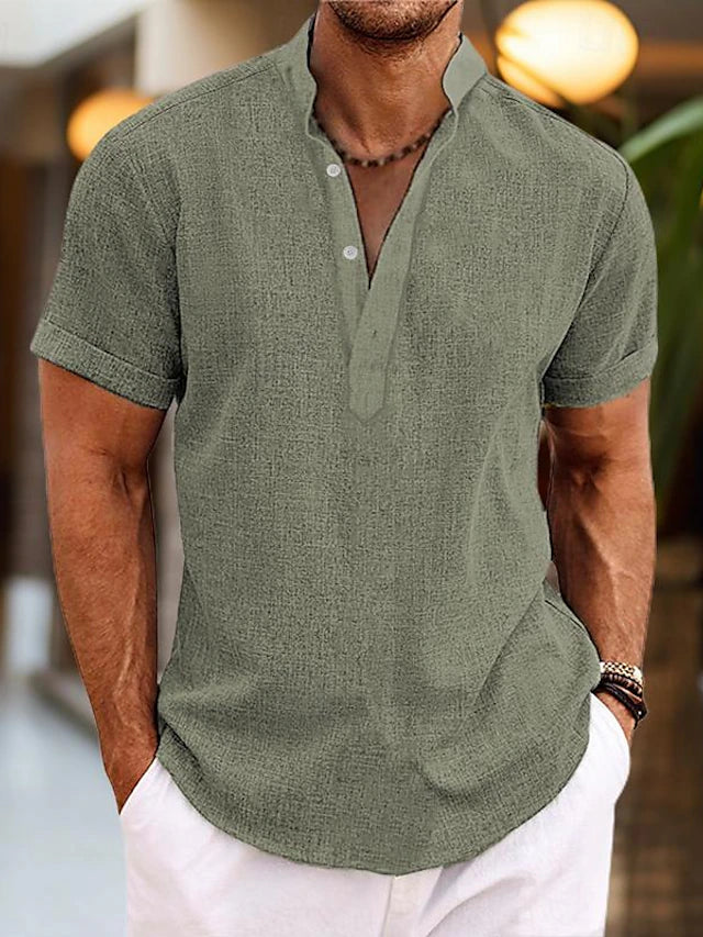 Miles | Men's V-Neck Polo Shirt