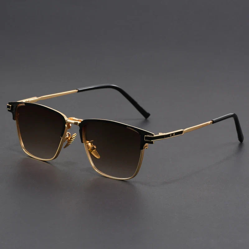 Men's Polarized Half-Frame Sunglasses