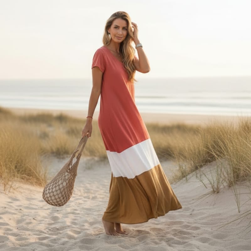 Willow | Women's Boho V-Neck Maxi Dress