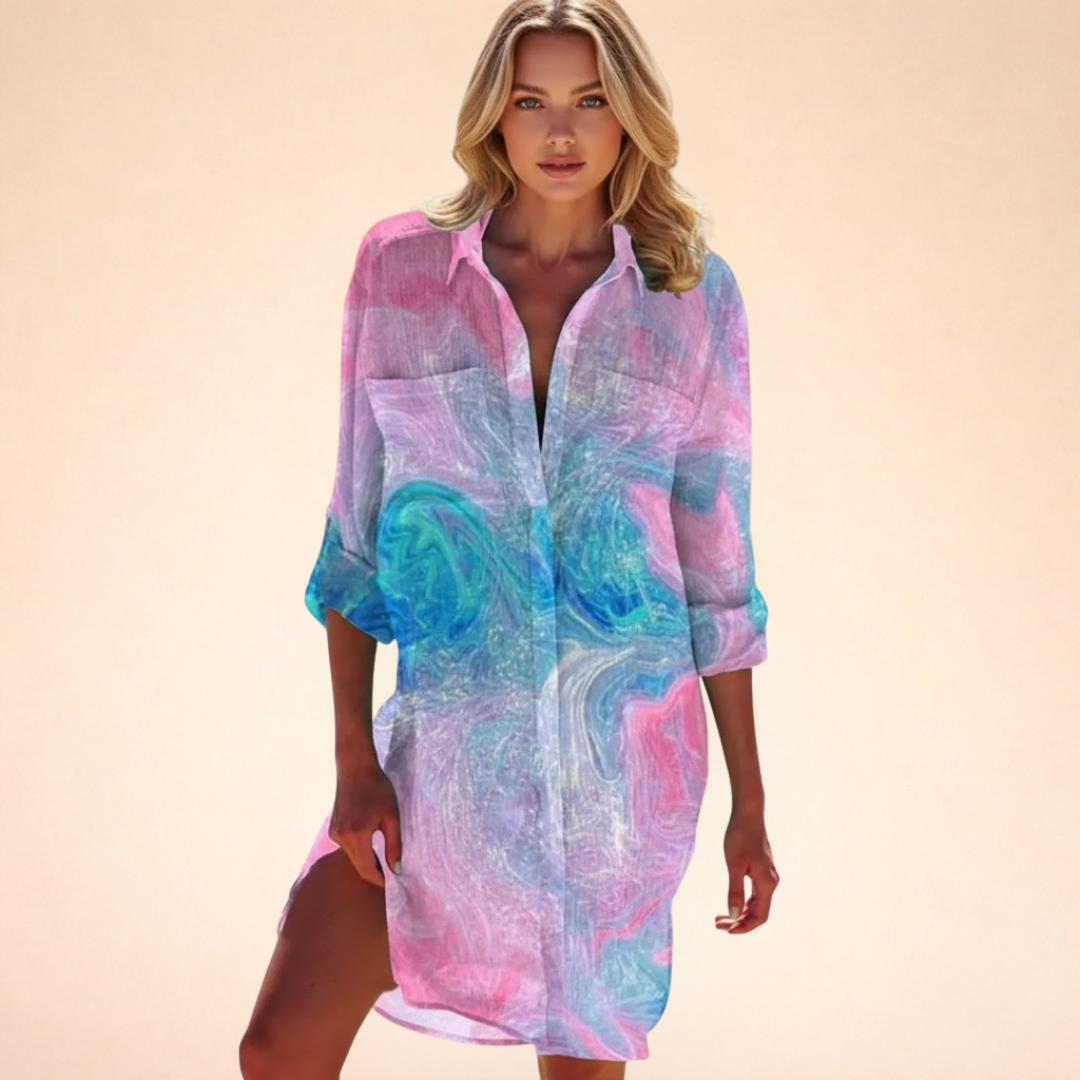 Harriet | Women's Button-Front Shirt Dress