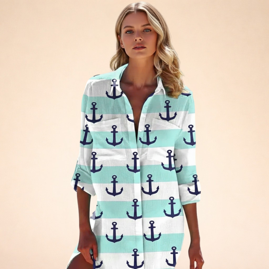 Harriet | Women's Button-Front Shirt Dress