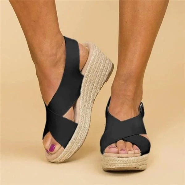 Marigold | Women's Comfort Espadrille Wedge Sandals