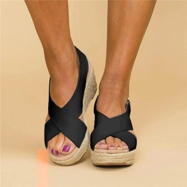 Marigold | Women's Comfort Espadrille Wedge Sandals