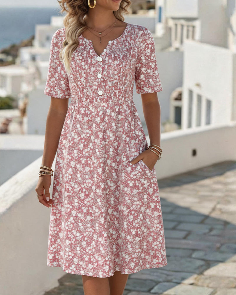 Primrose | Women's Floral V-Neck Summer Dress