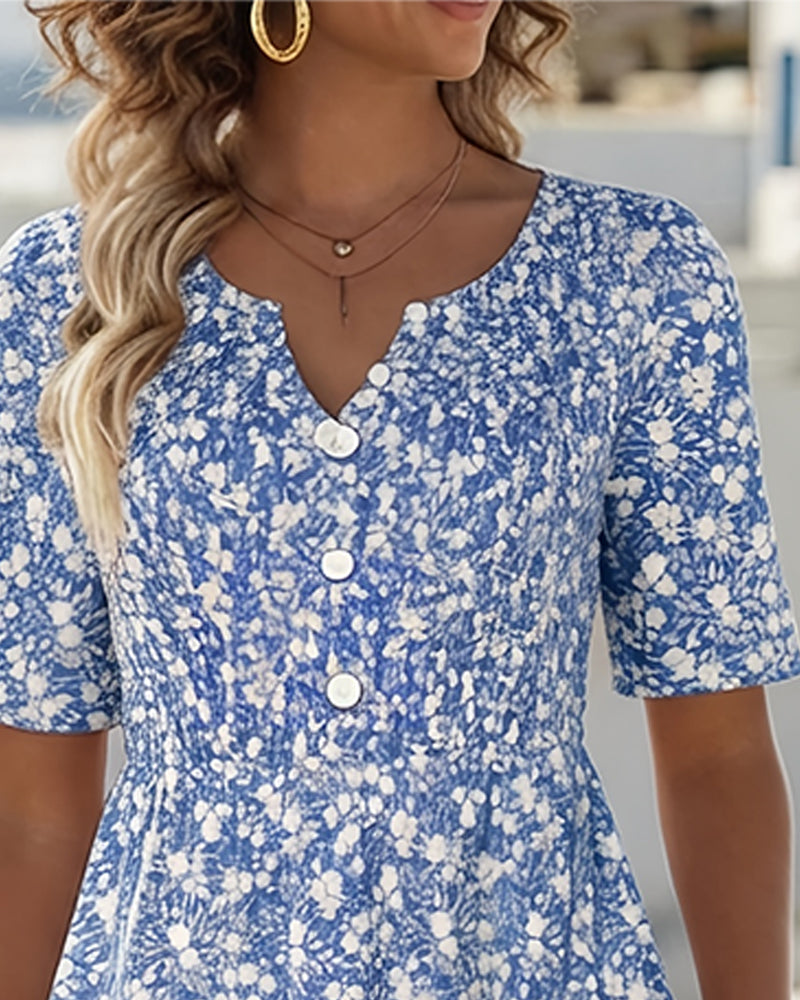 Primrose | Women's Floral V-Neck Summer Dress