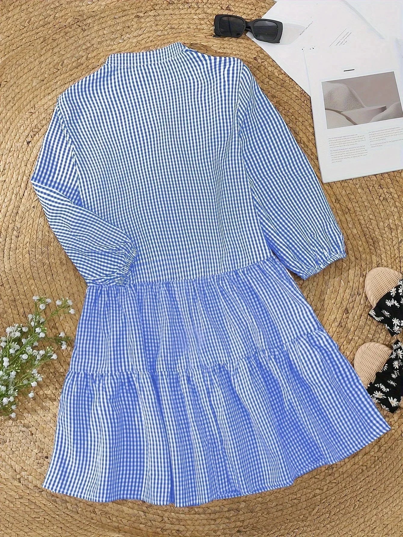 Colette | Women's Gingham Mini Summer Dress