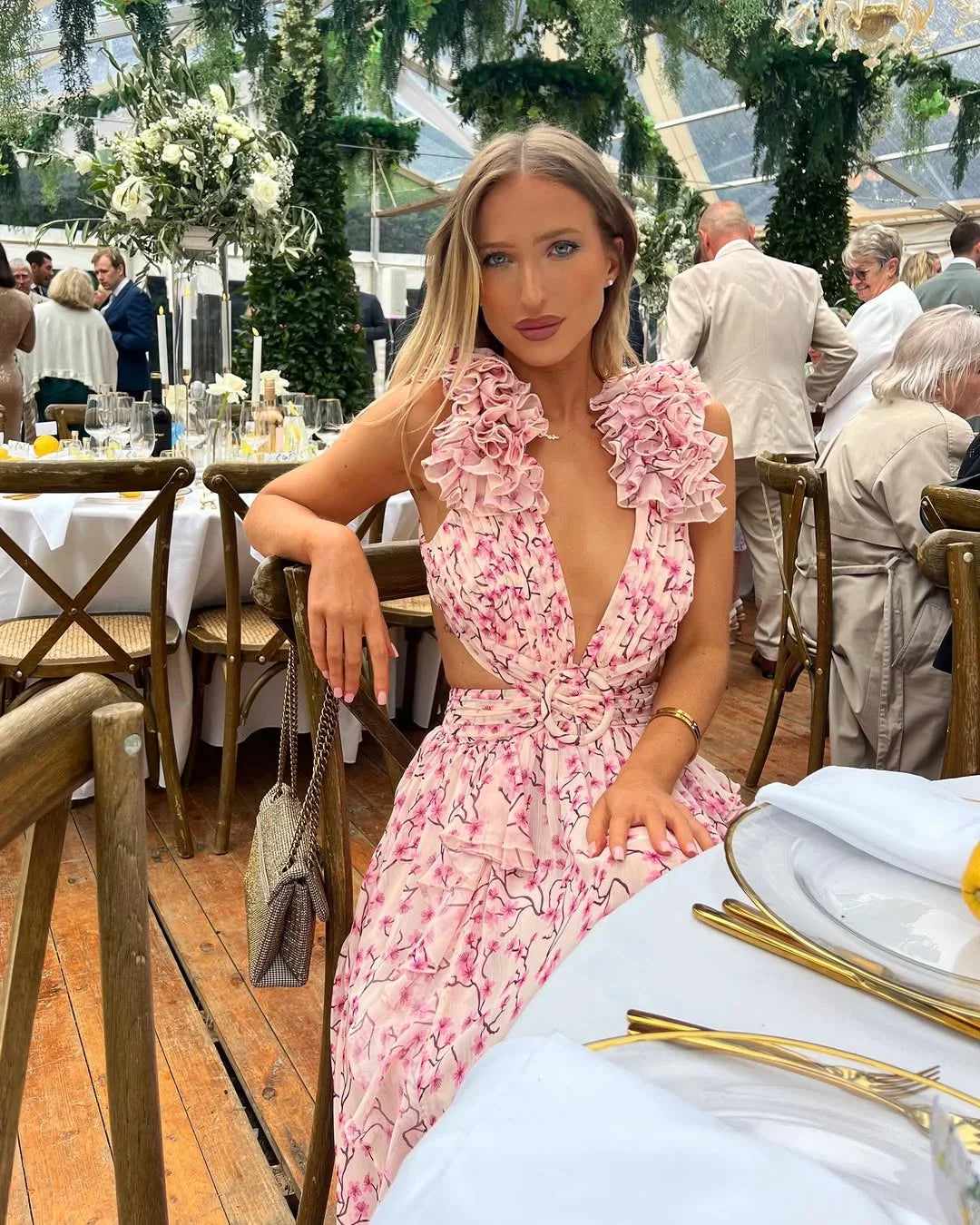 Blythe | Women's Sleeveless Floral Maxi Summer Dress