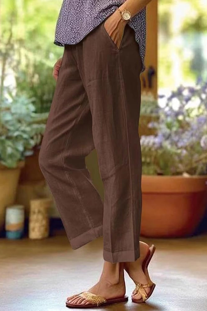 Thea | Women's Straight-Leg Summer Trouser