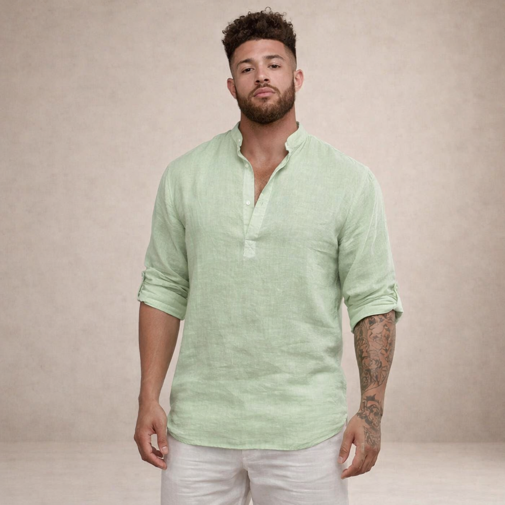 Rufus | Men's Stand Collar Summer Shirt
