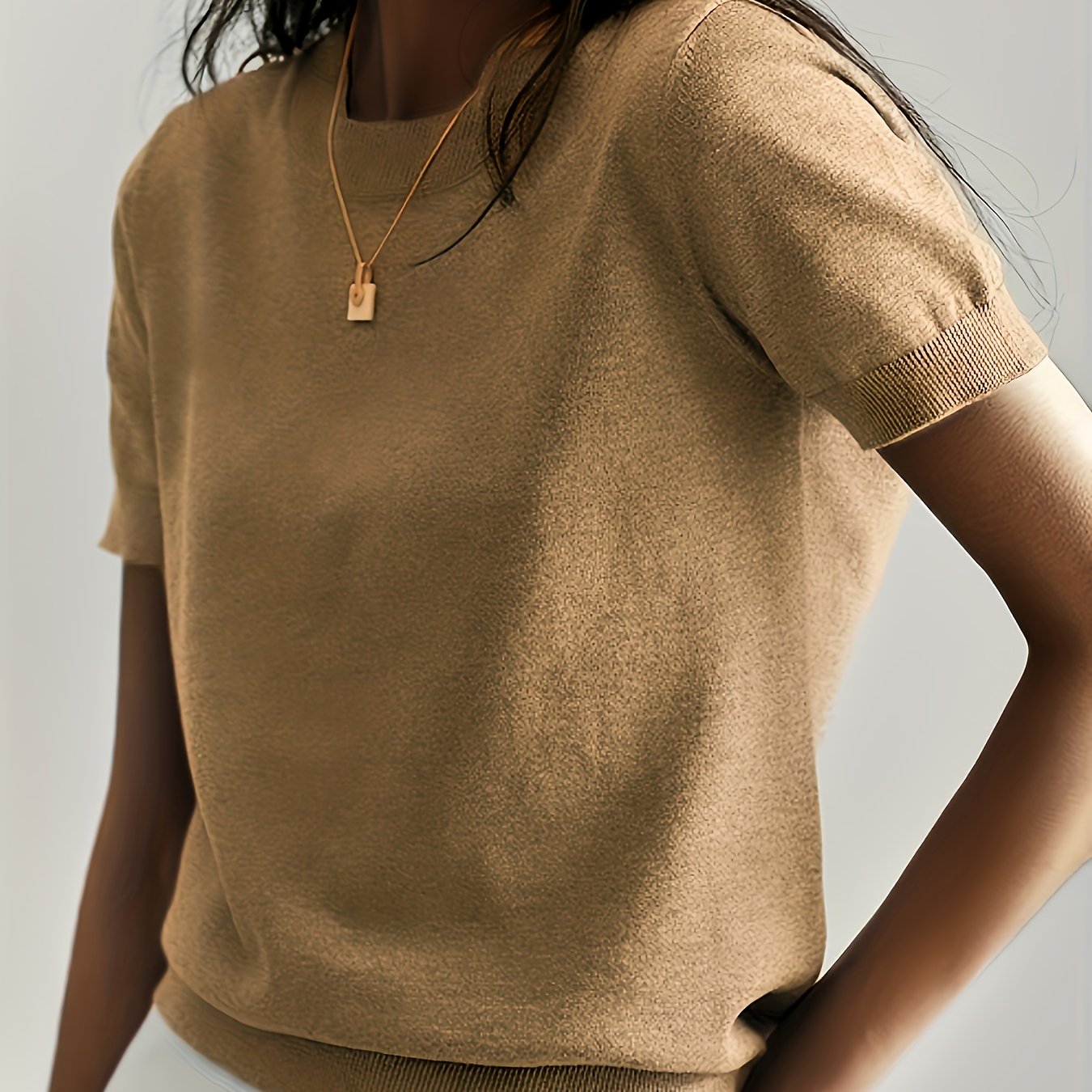 Maude | Women's Short Sleeve Round Neck Summer Top