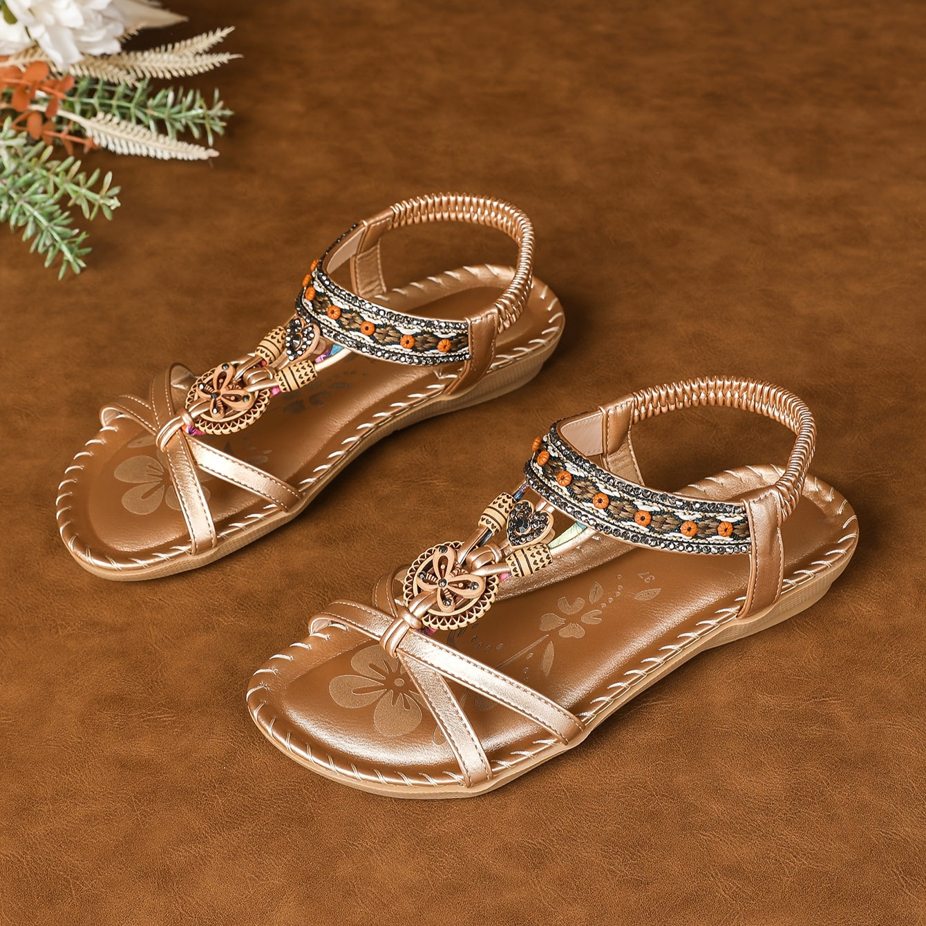 Wren | Women's Boho Flat Summer Sandals